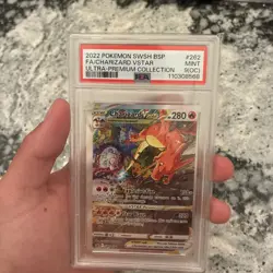 Pokemon 2022 Charizard VSTAR Full Art Ultra Premium Collection Promo PSA 9 (OC) - Image 1