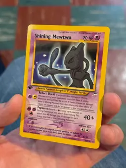 Pokemon Shining Mewtwo--Secret Rare 1st edition Holo 109/105 Neo Destiny *RARE* - Image 1