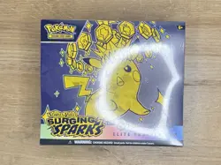 Pokemon Surging Sparks Elite Trainer Box ETB Pokemon Center SEALED - Image 1