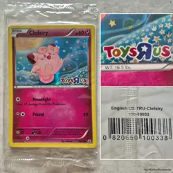 2016 CLEFAIRY 50/83 Pokemon TCG Toys R Us Promo Holo Generations Card SEALED NIP - Image 1