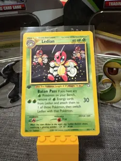 Ledian - Pokemon Neo Genesis First 1st Edition #39 - Uncommon - Image 1