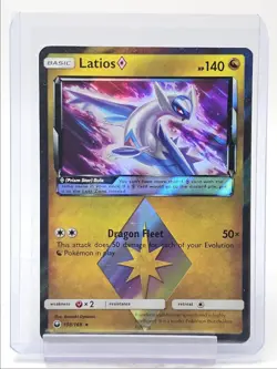 LATIOS 2018 POKEMON SUN & MOON CELESTIAL STORM PRISM RARE 108/168 Q0405 - Image 1