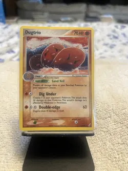 Pokemon Dugtrio Crystal Guardians Holo Rare Card 5/100 70 HP English 2006 - Image 1