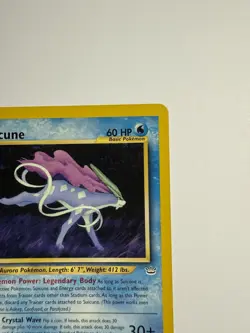 Suicune Pokemon Neo Revelation 27/64 Unlimited Non-Holo Rare NM - Image 4