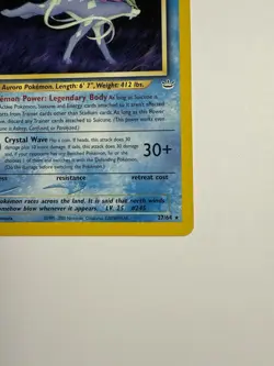 Suicune Pokemon Neo Revelation 27/64 Unlimited Non-Holo Rare NM - Image 5
