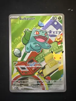 Pokemon First Partner Illustration Promos 30th Anniversary Kanto Starters - Image 2