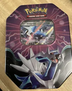 Pokemon TCG Azure Legends Tin Xerneas Dialga Sealed - Image 1