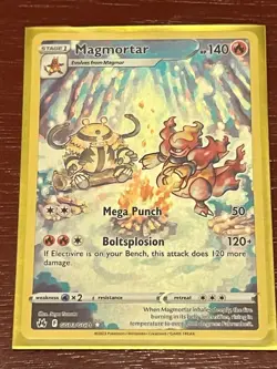 Pokemon Magmortar (Ultra Rare, Holo) Crown Zenith GG03/GG70 140 HP - Image 1
