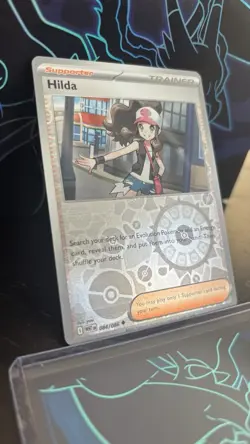 Pokemon TCG Hilda 084/086 Sv: White Flare Reverse Holo Trainer Supporter NM - Image 2
