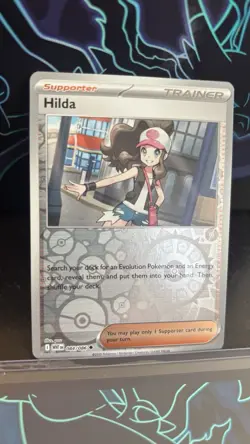 Pokemon TCG Hilda 084/086 Sv: White Flare Reverse Holo Trainer Supporter NM - Image 3