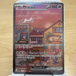 Mew ex SVP053 Pokemon TCG Scarlet & Violet Promo Holo Full Art NM 🔥 - Image 1