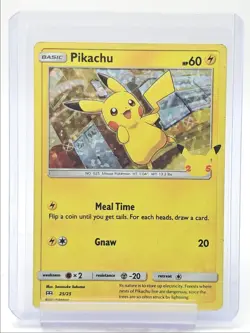 PIKACHU 2021 POKEMON CELEBRATIONS MCDONALD'S HOLO 25/25 Q0405 - Image 1