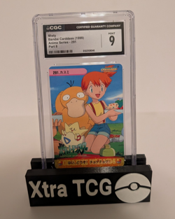 CGC 9 - Pokemon - Misty #291 Bandai Carddass Anime Series Part 8 - Image 1