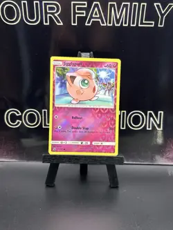 Jigglypuff 71/111 Sm-Crimson Invasion Reverse Holo Common Pokemon TCG 2017 MP - Image 1