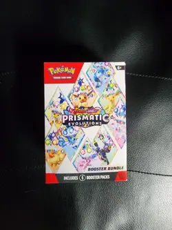 Pokemon TCG Scarlet & Violet Prismatic Evolutions 6 Pack Booster Bundle SEALED! - Image 1