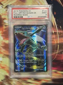 Pokemon 2015 XY Roaring Skies Rayquaza EX #104 PSA 9 - Image 1