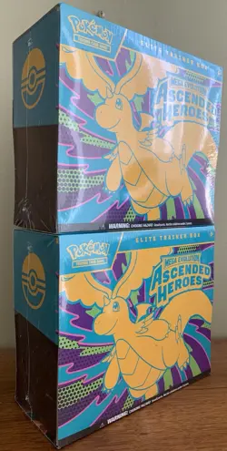 2X Pokemon TCG Ascended Heroes Elite Trainer Boxes ETBs Factory Sealed - Image 2