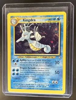 2000 Pokemon Neo Genesis Kingdra Holo #8/111 - Image 1