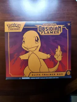 POKEMON SCARLET AND VIOLET OBSIDIAN FLAMES ETB ELITE TRAINER BOX (SEALED) - Image 1