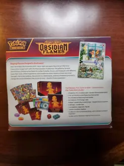 POKEMON SCARLET AND VIOLET OBSIDIAN FLAMES ETB ELITE TRAINER BOX (SEALED) - Image 2