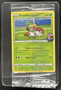 2020 Pokemon Futsal Promos Grookey on the Ball #003/005 - Image 1