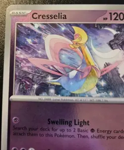 Cresselia 039/094 Reverse Holo Uncommon Phantasmal Flames Pokemon TCG - Image 2