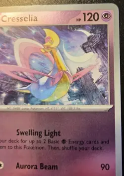 Cresselia 039/094 Reverse Holo Uncommon Phantasmal Flames Pokemon TCG - Image 3