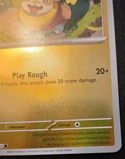 Yamper 030/094 Reverse Holo Common Phantasmal Flames Pokemon TCG - Image 5