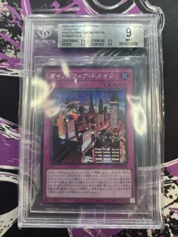 Dinomorphia Domain BACH-JP068 Super-Rare Near Mint Yugioh Japan BCS 9 - Image 1