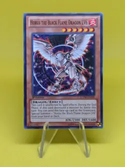 Yugioh - Horus the Black Flame Dragon LV6 (LCYW-EN198) - Common 1st Edition - Image 1
