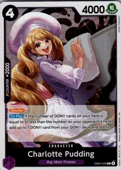 Charlotte Pudding - Foil - One Piece Heroines Edition EB03-035 - NM EB-03 Minty - Image 1