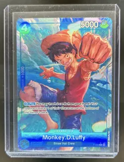 2024 One Piece The Best Monkey.D.Luffy Promo Holofoil #P-055 - Image 1