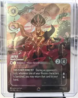 2025 Disney Lorcana Archazia's Island Jafar Newly Crowned 210 Enchanted RARE - Image 1