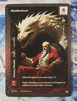 Wonders of the First, CotS - Obsidianheart 055/402 M, Classic Foil - Image 2