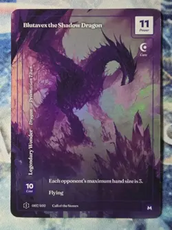 Wonders of the First, CotS - Blutavex The Shadow Dragon 007/402 Mythic, Formless - Image 2