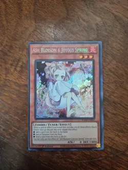 YuGiOh! TCG - Ash Blossom & Joyous Spring (Alt Art) - Secret - RA04-EN025 - 1st - Image 1