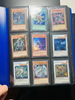 Cardguard Binder With Vintage Yugioh Cards Mix Holos Rates Etc - Image 1
