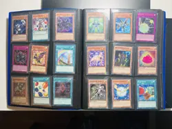Cardguard Binder With Vintage Yugioh Cards Mix Holos Rates Etc - Image 2
