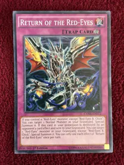 Return of the Red-Eyes - CORE-EN072 - 1st Edition - YuGiOh - Image 1