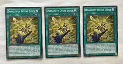 3X LP Dragunity Divine Lance - SECE-EN062 - Common - 1st Edition YuGiOh - Image 1