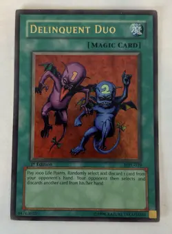 Delinquent Duo MRL-039 Ultra Rare 1st Edition Yugioh MP - Image 1