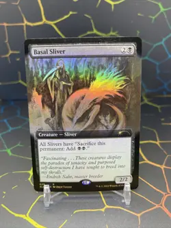 Basal Sliver Extended Art Foil Rare Secret Lair MtG Card SLD 629 - Image 1