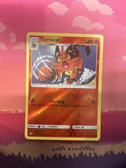 Pokemon Card Torracat Unbroken Bonds Reverse Holo 28/214 Near Mint - Image 1