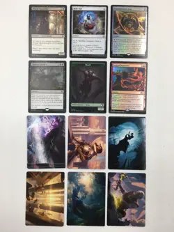 MTG Misprint/Miscut Card Lot - Magic The Gathering Crimped Card Lot - Image 1