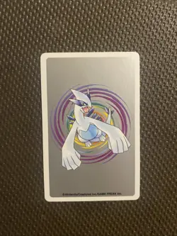 Umbreon Poker Card 9 Of Hearts No.197 Silver Lugia Deck Japanese Pokemon 2000 - Image 2