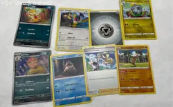 Bulk Lot Of Pokemon Cards & Lost Origin Sleeves Some Holographic - Image 4