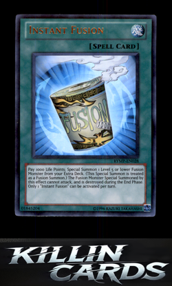 Instant Fusion RYMP-EN028 Ultra Rare Ra Yellow Mega Pack YuGiOh Card NM - Image 1