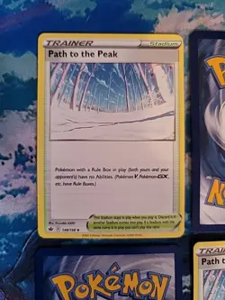 4 X Path To The Peak 148/198 SWSH Chilling Reign TRAINER Pokemon Cards Playset - Image 2
