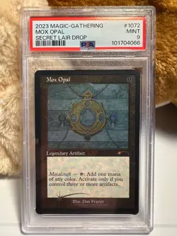 MOX OPAL 2023 MTG SECRET LAIR DROP DAN FRAZIER'S MOX BOX-FOIL #1072 PSA 9 - Image 1