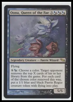 Oona, Queen of the Fae – Shadowmoor | MTG Legendary Faerie Wizard - Image 1